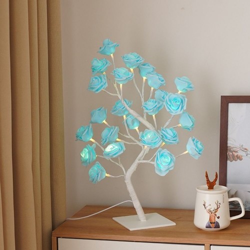 Elegant Rose Tree Lights Artificial Flower Night Light Valentine's Day Gift - Picture 9 of 25