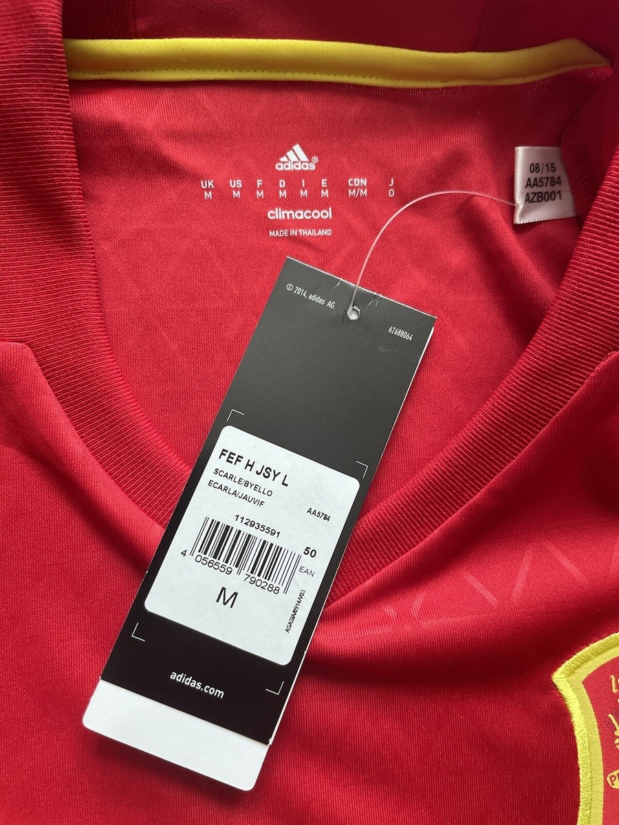 2016/17 Spain Home Jersey #22 ISCO Medium Adidas Football 2016/17 Spain Home Jersey #22 ISCO Medium Adidas Football