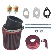 62mm Red Air Filter Adapter For Predator 212cc For Honda GX160 GX200 6.5Hp
