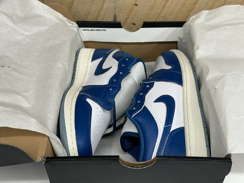 Nike Air Jordan 1 Low SE GS “Industrial Blue” Size-6.5Y White (FN9137 141) Kids - Bild 11 von 11