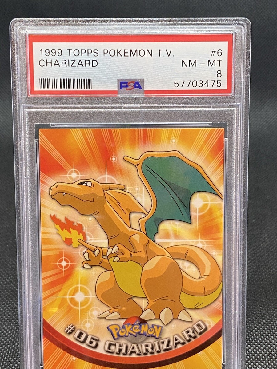 1999 Topps Charizard Pokemon TV #6 Card PSA 8 Near Mint | eBay