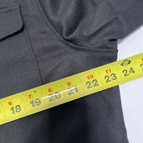 Hotfit sovracamicia uomo Dante nera taglia 2XL tessuto twill giacca tasche nuova con etichetta - Foto 11 di 19