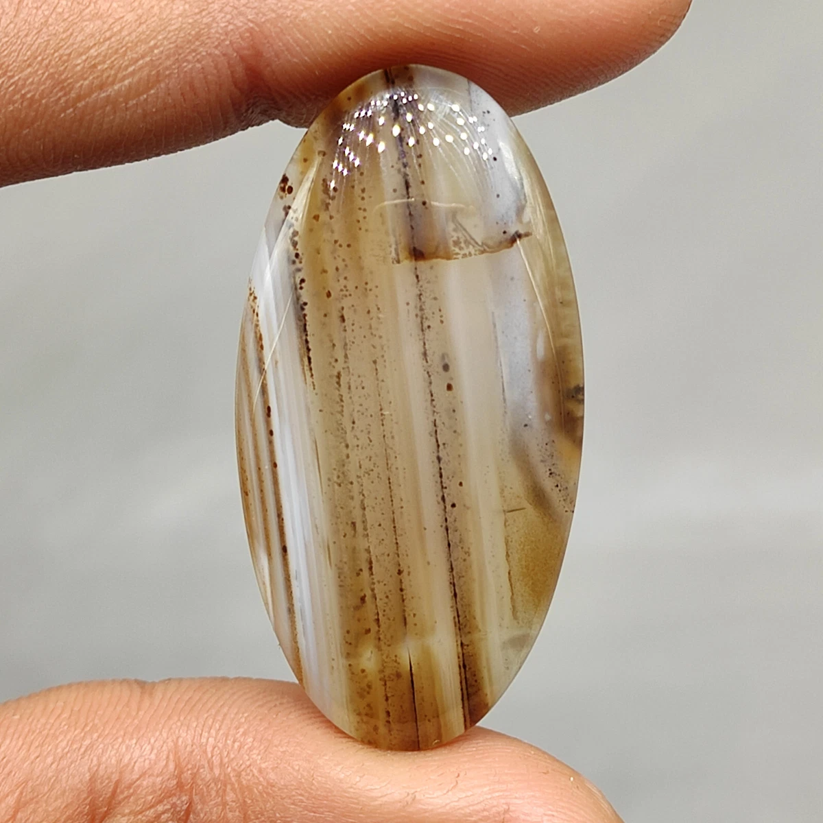 Natural montana agate cabochon montana agate healing gemstone for