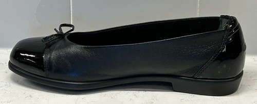 SAS Tripad Comfort Coco Black Ballet Flats Cap Toe Patent Leather Womens Sz 7M - Picture 4 of 12