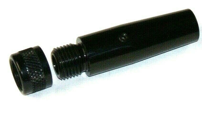 BLACK MUZZLE BRAKE / ADAPTER w/ Cap for Crosman 2240 2250