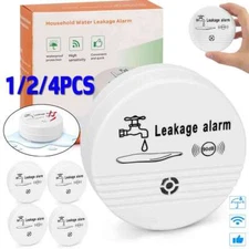 1/2/3x Automatic Water Leak Detector 90Db Water Sensor Alarm Flood Detector Home