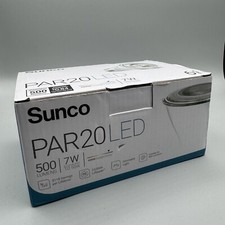 Sunco Lighting 6 Pack PAR20 LED Bulbs 50W Equivalent 7W 6000K Daylight Deluxe