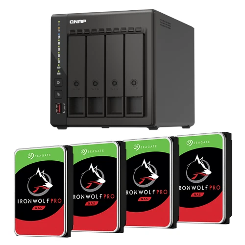 QNAP TS-453E-8G 4-Bay NAS Enclosure, WD Red & IronWolf 16TB–40TB High-Performanc - Image 3 of 4
