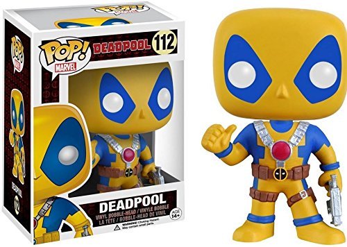 Deadpool Yellow Thumbs Up Daumen Hoch Pop! Marvel #112 Vinyl Figur Funko-image