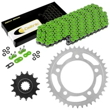 Celox Drive Chain & Sprockets Kit fits Honda CBF500 / CBF500 ABS 2004-2008 Green