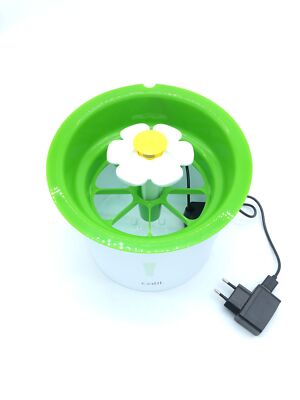 Catit Flower Fountain Blumentrinkbrunnen Katzen 3L weiß/grün, kompakt, leise