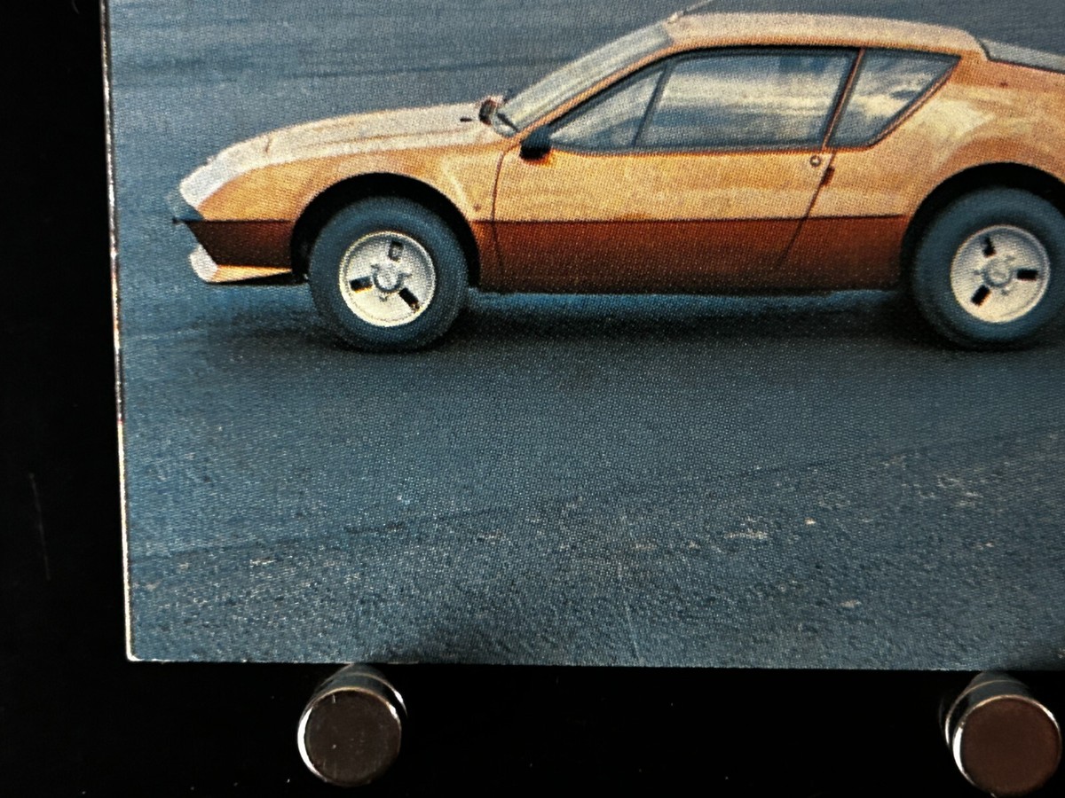 Alpine Renault A310 Super Car Card Vintage Japanese JAPAN