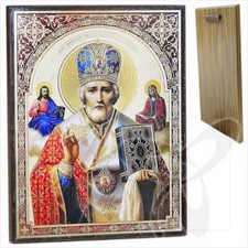Icon Saint Nicholas Wood 30 x 40 ??????? ?????????? ????? ikona