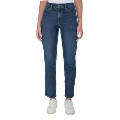 Calvin Klein Jeans Ladies' Straight Leg Jeans - DARK BLUE (Select Size: 2-18)