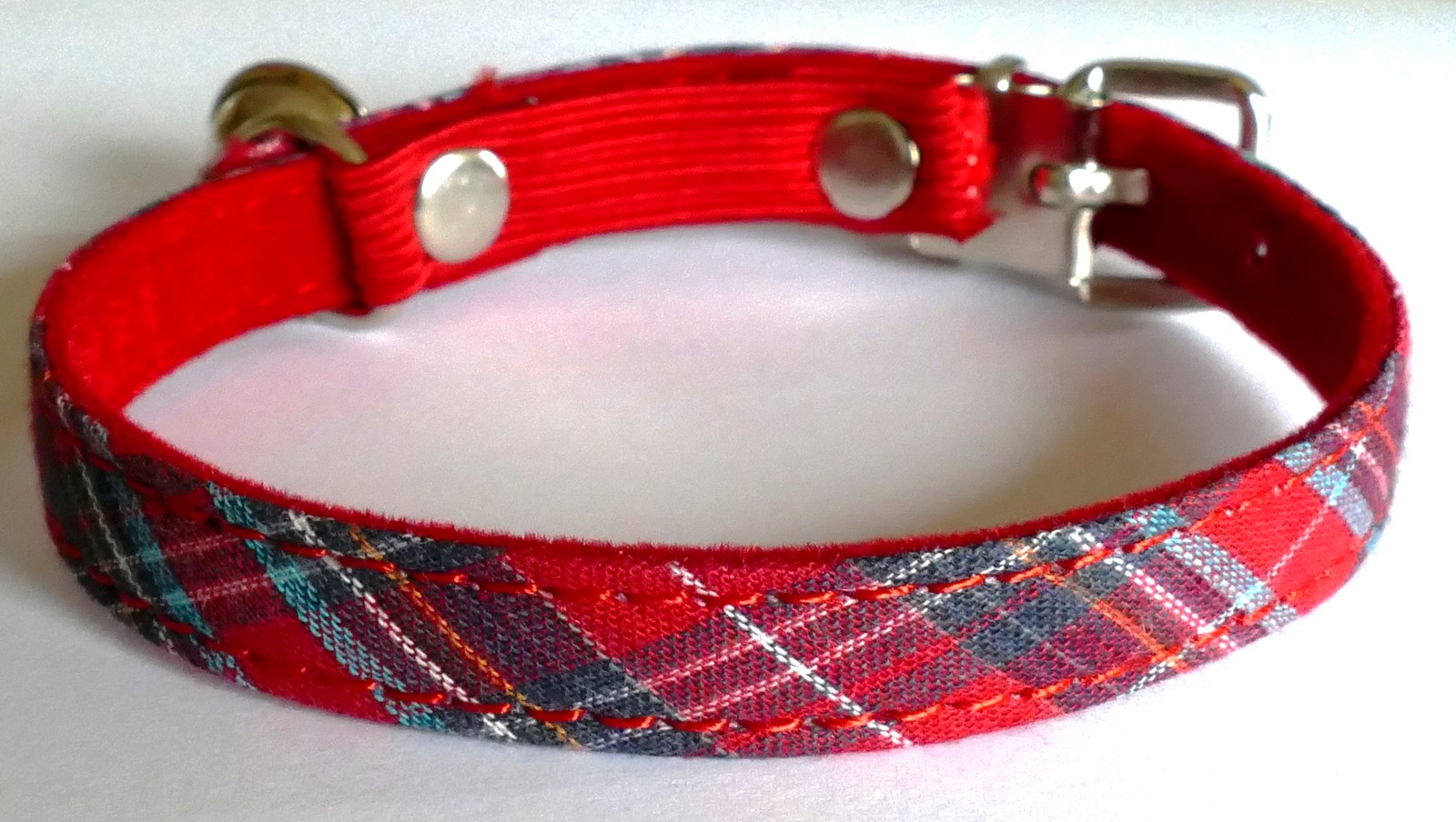 tartan kitten collar