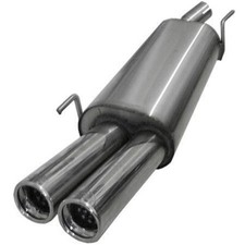 FOX Sportauspuff 2x76 Absorber VW Golf 3 GTI und VR6 91-02 2.0l GTI 16V 2.8l VR6