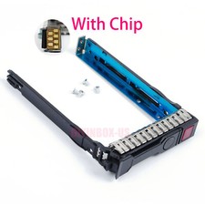 New HP G8 G9 651687-001 SFF 2.5" HDD Tray Caddy 653955-001 DL380p Gen9 W/Chip