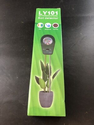LY101 Soil Tester Digital Soil Moisture PH Meter Light Detector For Garden-BX.2