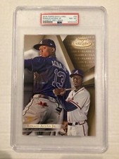 2018 topps Gold Label Ronald Acuna Jr. #99 RC PSA 8 Nm-Mt 6/10 made Class 3 5x7