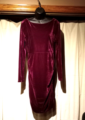 valentines long sleeve dress Anewsta Burgundy Heart Rhinestone Mini Dress Women's Bodycon Cocktail Slim Fit Long Sleeve Sweetheart Neck Flared Hem Knitted Fabric High Wa,S