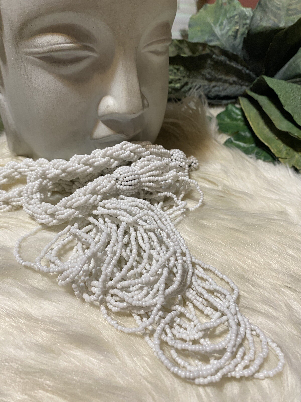 Miriam Haskell Early Huge Statement Seed Bead Nec… - image 7