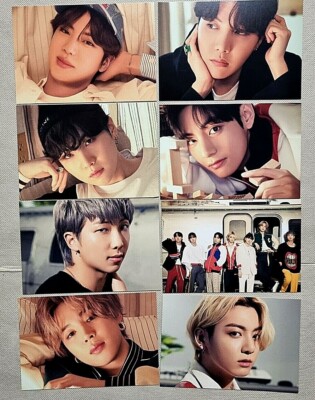 BTS THE BEST OFFICIAL MD POSTCARD SET 8 PCS - ORANGE