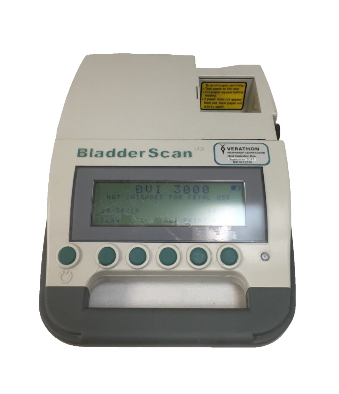 Verathon Medical BladderScan BVI 3000 Diagnostic Ultrasound w/Internal Battery