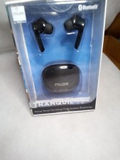 Muze by Vivitar Tranquil Wireless Earbuds Black Noise Cancelling