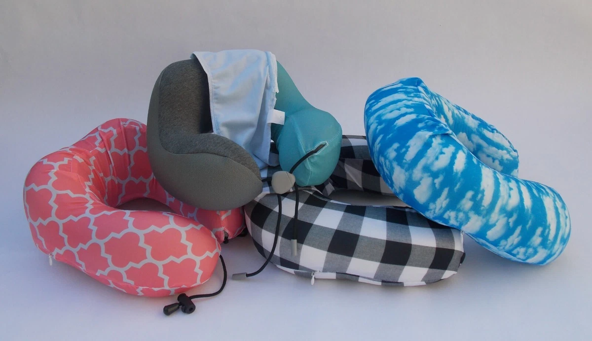 Travel neck pillow case top