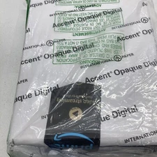 8.5 x 11" White ACCENT OPAQUE Digital Paper 60lb Text - 250 sheets opened