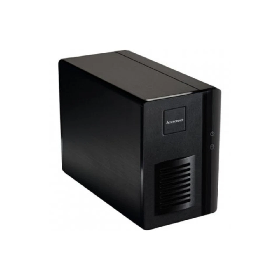 Lenovo Iomega IX2 2-Bays(NO DRIVE) Gigabit Ethernet NAS Device Black for Mac, PC - Image 3 of 4