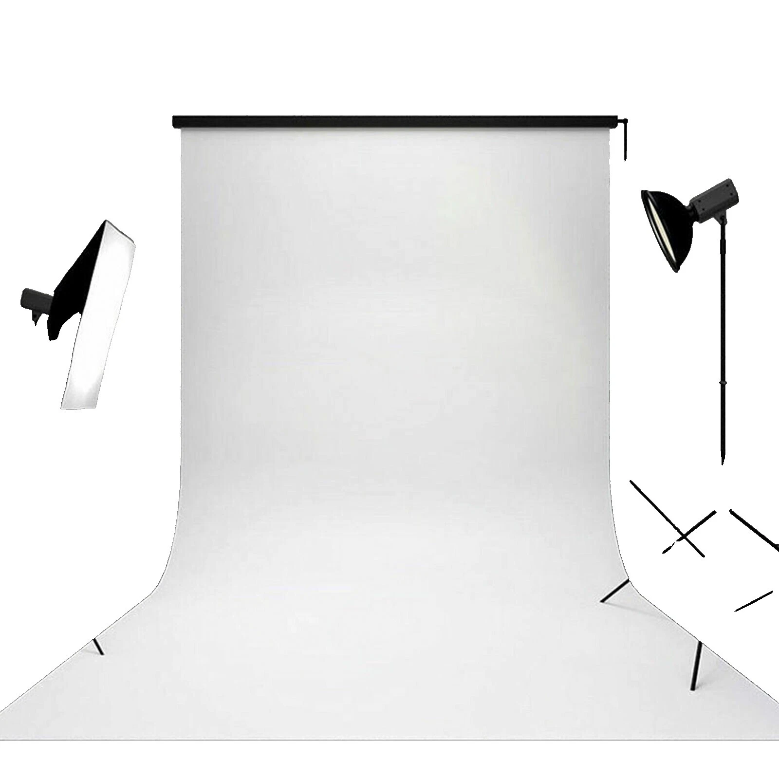 Vinil Branco Simples Materiais de Fundo de Estúdio Fotográfico