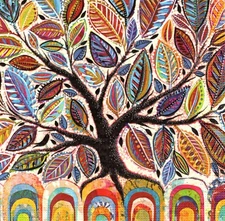 (2) Paper Beverage Napkins for Decoupage/Mixed Media - Mosaic Magic