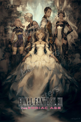 Final Fantasy XII Zodiac Age PS4 Switch Premium POSTER MADE IN USA