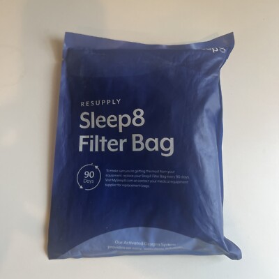 Resupply Sleep8 Sleep 8 Replacement Filter Bag 90 DAYS 1 Bag Factory Sealed