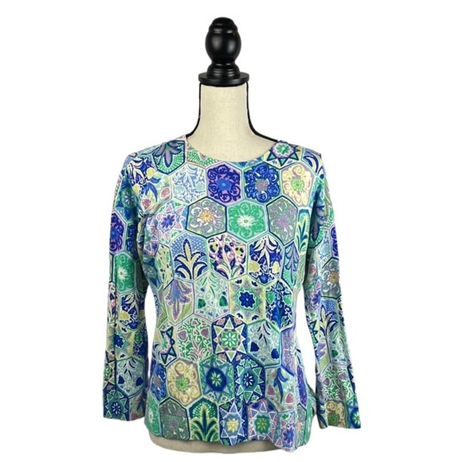 Talbots Petites Pullover Lightweight Sweater SZ L… - image 1