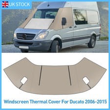 Motorhome External Thermal Cab Screen Ducato Boxer 2006 - 2015 Windscreen Cover