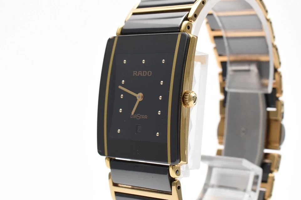 ▶️Vintage【N COMO NUEVO】RADO DiaStar 160.0281.3N Reloj Unisex Cuarzo Azul Marino JP Foto 4 de 4