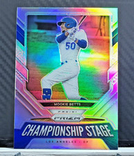 Mookie Betts 2021 Prizm SILVER PRIZM SP CHAMPIONSHIP STAGE #CS5 - Dodgers