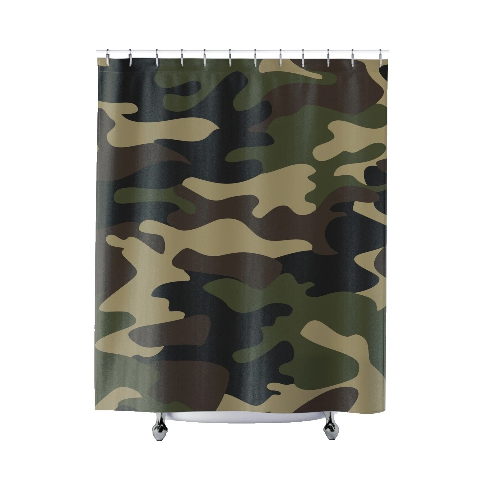 Cortinas de Ducha de camuflaje de poliéster