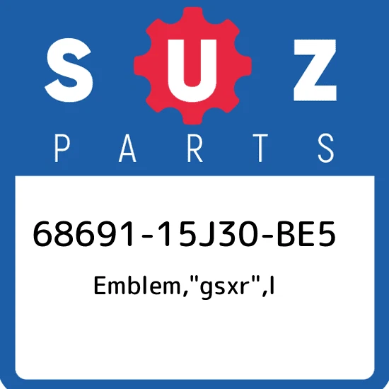 EMBLEM,"GSXR",L (ORANGE/BLAC )
