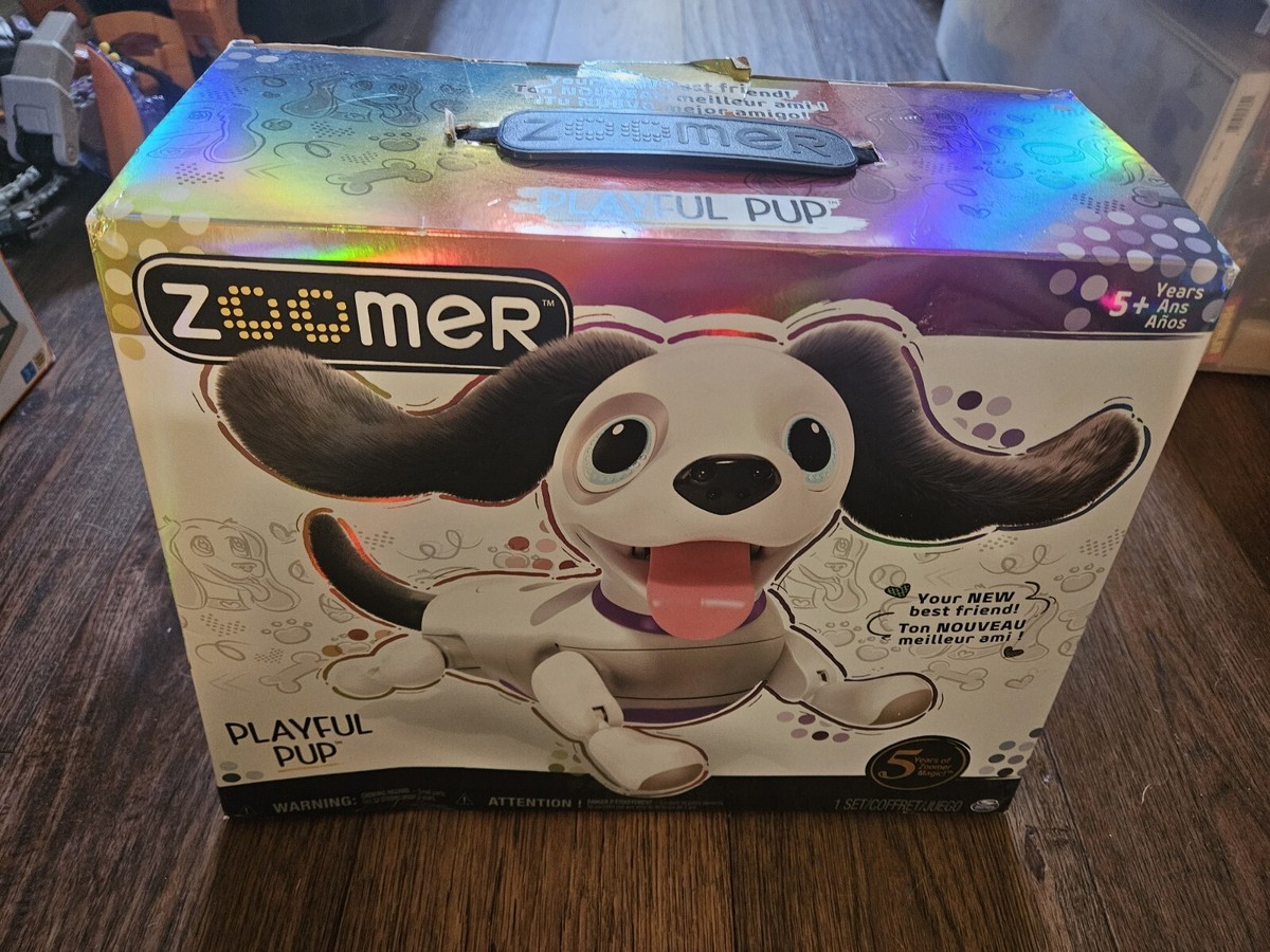 Zoomer Playful Pup Responsive Robotic Dog w/ Voice Recognition