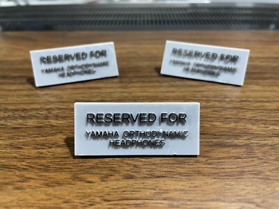 Dual Headphone Jack Plug/Cover For Vintage Yamaha CR-x20 Series