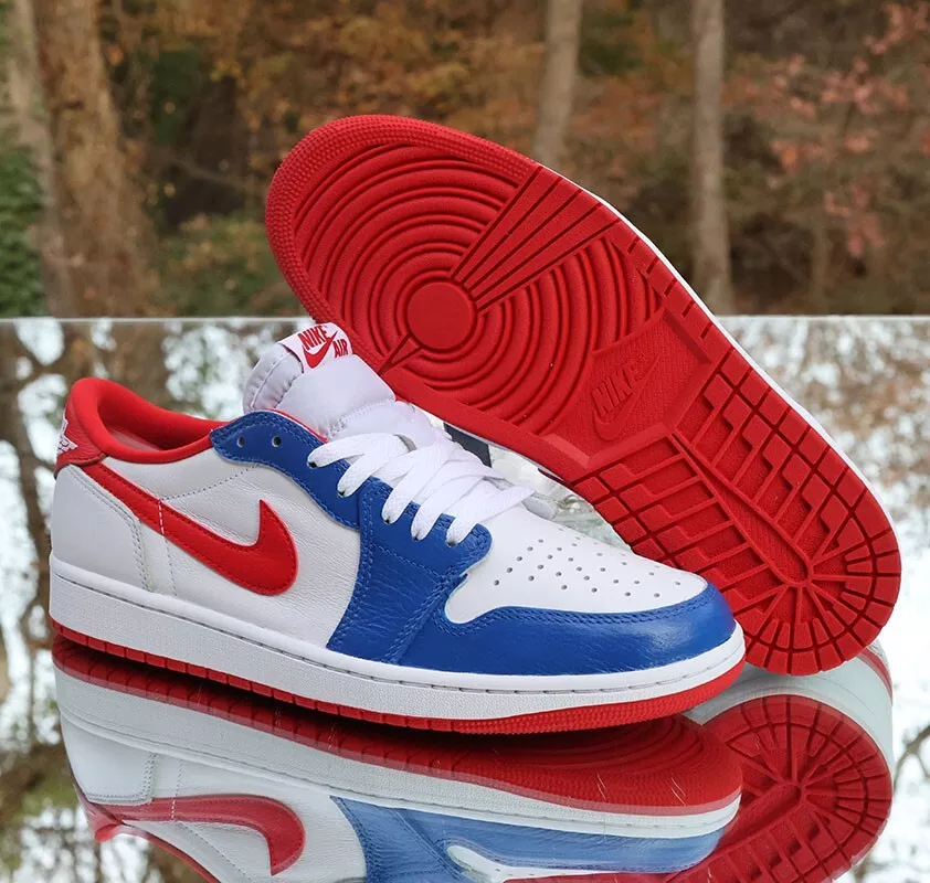 Nike Air Jordan 1 Retro Low OG University Red Men's Size 10 Nike Air Jordan 1 Retro Low OG University Red Men's Size 10