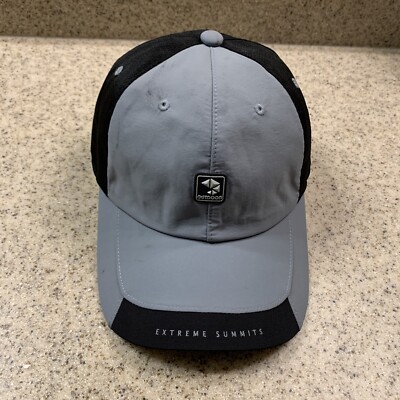 Extreme Summits Cap Hat Outdoor Gray Black Adjustable Lightweight Hiking