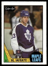 1987-88 O-Pee-Chee VTG OPC Creased Al Iafrate Toronto Maple Leafs #238