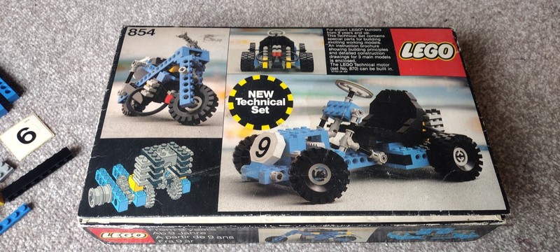 Lego Technic 854 Go-Kart vintage set boxed
