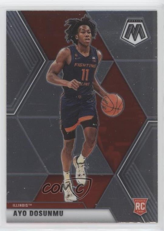 2021-22 Panini Chronicles Draft Picks Mosaic Ayo Dosunmu #269 0tb7