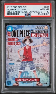 2026 ONE PIECE PROMOS #055 MONKEY D. LUFFY PSA 10 | eBay