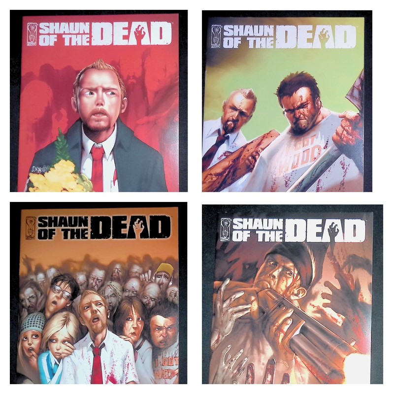 Shaun Of The Dead #1 2 3 4 IDW Complete Lot Movie Adaptation